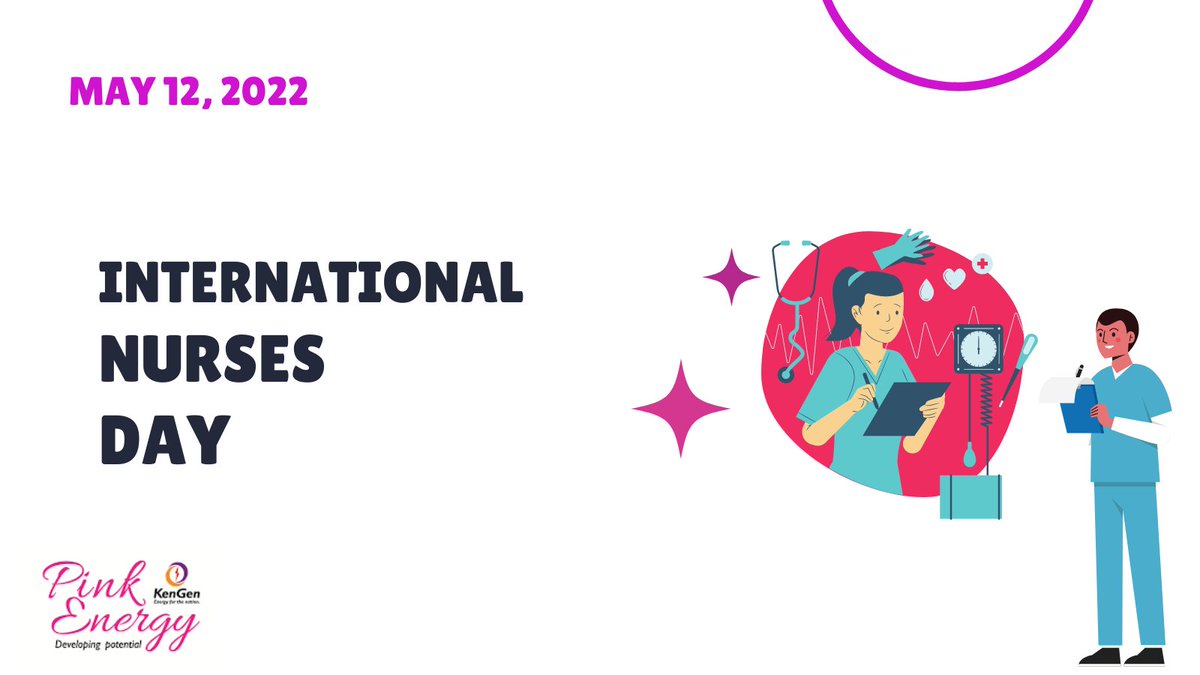 PinkEnergy_'s tweet photo. Happy International Nurses Day!

Today we celebrate and honour all nurses all over the world for their commitment in providing health care to their patients and clients. Thank you for your service. 

#IND2022 #KenGenPinkEnergy ^TK https://t.co/SlG5mpChiw