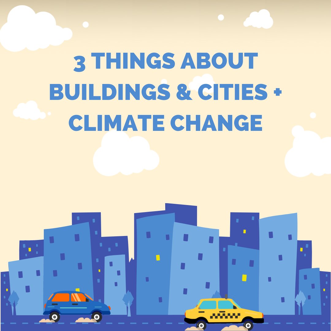 UNEP's tweet photo. Spending on energy-efficient buildings remains a small portion of new construction🏗️in cities globally.
Here are 3 facts on buildings, cities, & how we can reach full decarbonization of the building sector in our fight against the #ClimateCrisis⤵️