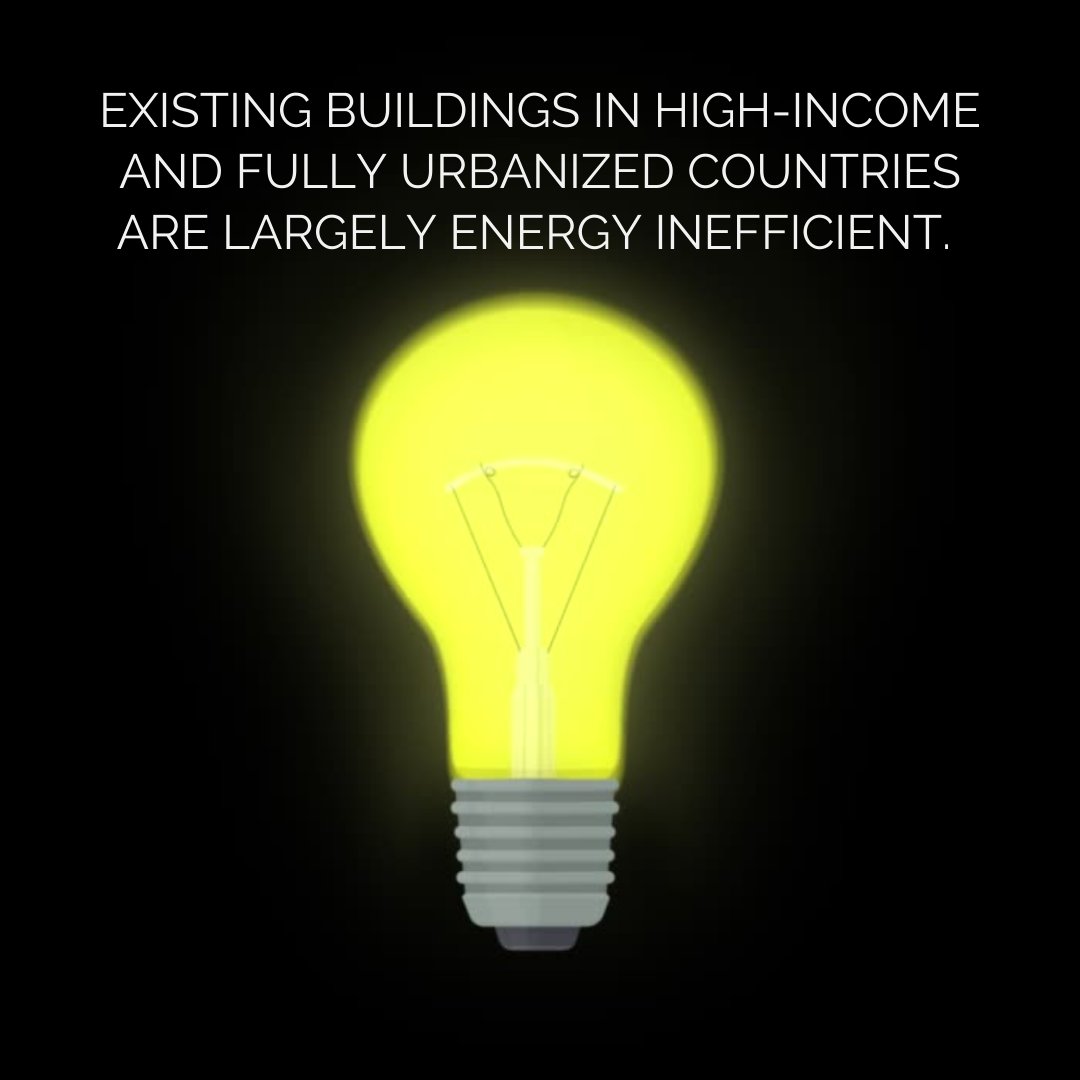 UNEP's tweet photo. Spending on energy-efficient buildings remains a small portion of new construction🏗️in cities globally.
Here are 3 facts on buildings, cities, & how we can reach full decarbonization of the building sector in our fight against the #ClimateCrisis⤵️