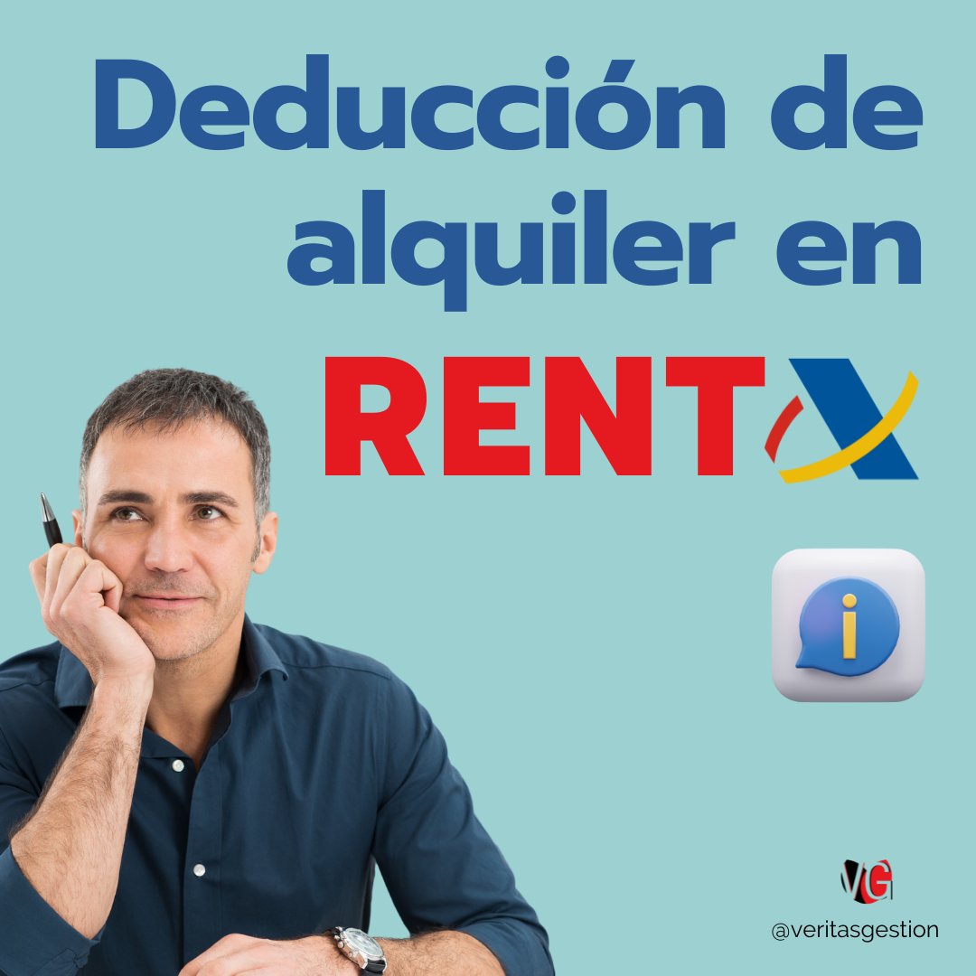 veritasgestion's tweet photo. ¿Puedo #desgravar el #alquiler en la declaración de la #renta?🤷🏻‍♀️
Sí, y no🤪 Te lo aclaramos: existen dos tramos, el estatal y el autonómico. https://t.co/IDVo0dhw0W