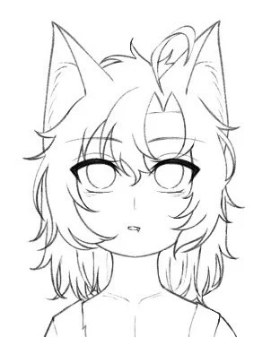 あ、ショタ🦊羨羨は線画まで描いた
耳をもう少しふさふさした感じに描きたいからもう少し修正するけど、お顔は可愛いく描けたからそのまま行く!🏃‍♂️
表情は変えるかも 