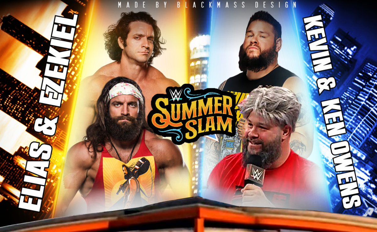 BlxckmassDesign's tweet photo. We need to see this match !
@IAmNotEliasWWE and #Elias vs @FightOwensFight and #KenOwens for #Summerlam 🤣🤣
#WWERaw #WWE #kevinowens #walkwithelias https://t.co/XlYnYZ2fhG