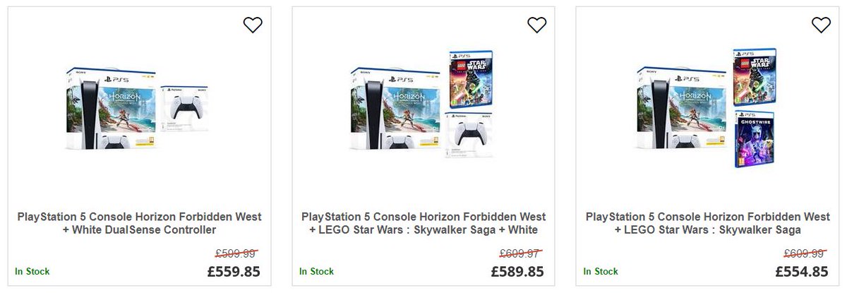 PS5StockAlertUK's tweet photo. More bundles have just shown up on ShopTo's website with the Horizon Forbidden West PS5:

🔗 https://t.co/W7r6Z9HuWq https://t.co/XOvhVQjpUA