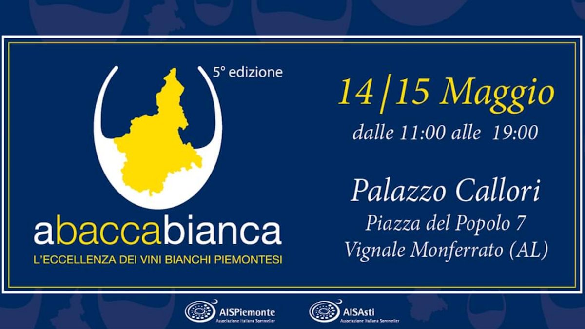 Il 14 e 15 maggi torna Abaccabianca, la manifestazione che porta in scena la produzione a bacca bianca piemontesi. A #VignaleMonferrato (AL) nel Palazzo Callori.
In degustazione 180 etichette di vini bianchi e Vermouth: bit.ly/3FMa0GR

#piemontedavivere <a href="/ATLALEXALA/">ALEXALA</a>