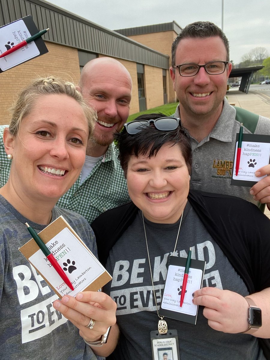 berlinschools's tweet photo. Starting out #berlinkindnessday2022 by handing out kindness swag at #claylambertonelementary!!! #BASDPride https://t.co/nlV0MeM066