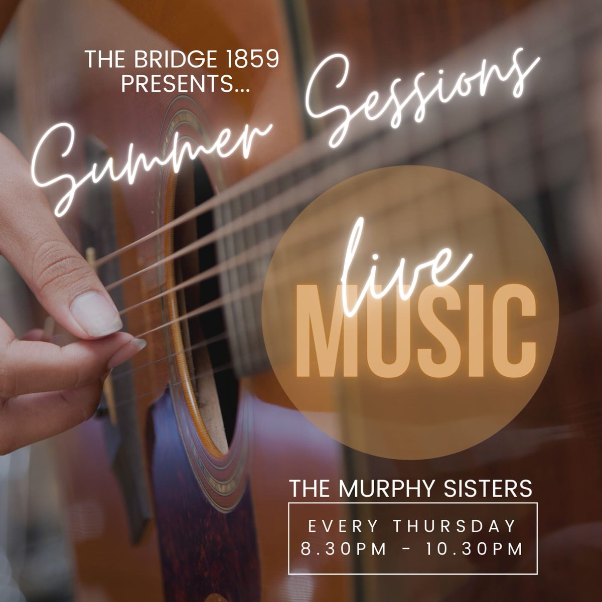 TheBridge1859's tweet photo. Live music kicking off this Thursday at The Bridge 1859! https://t.co/EIkvCKlpuD