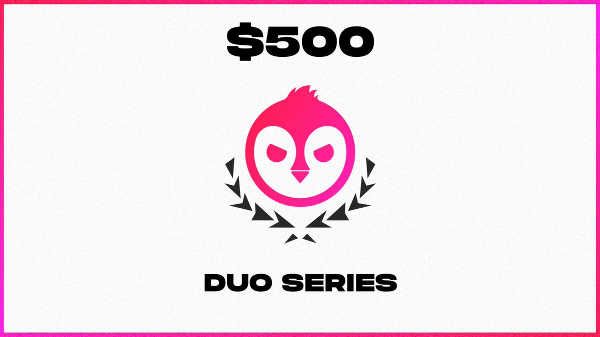 🐧$500 P3NGUIN DUO SERIES🐧

📅Today 6.30pm BST (7.30pm CEST)

2 Qualifiers
4 Games
Top 25 Qualify to Finals

Register now - discord.gg/P3NGUIN

#Fortnite