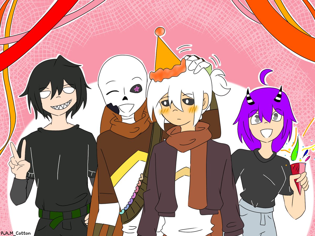Melocoton_art05's tweet photo. 💖¡El 23 de Abril fue el cumpleaños de mi wawa!💖
Cumplió 16 años y su primer aniversario desde que lo creé :D
(En los comentarios voy a dejar otros dibujos que mis amigos hicieron para Laín)
#FanRai #InkSans #Laín #RAM_Cotton #Cumpleaños #1Aniversario https://t.co/WrkVQJC1jA