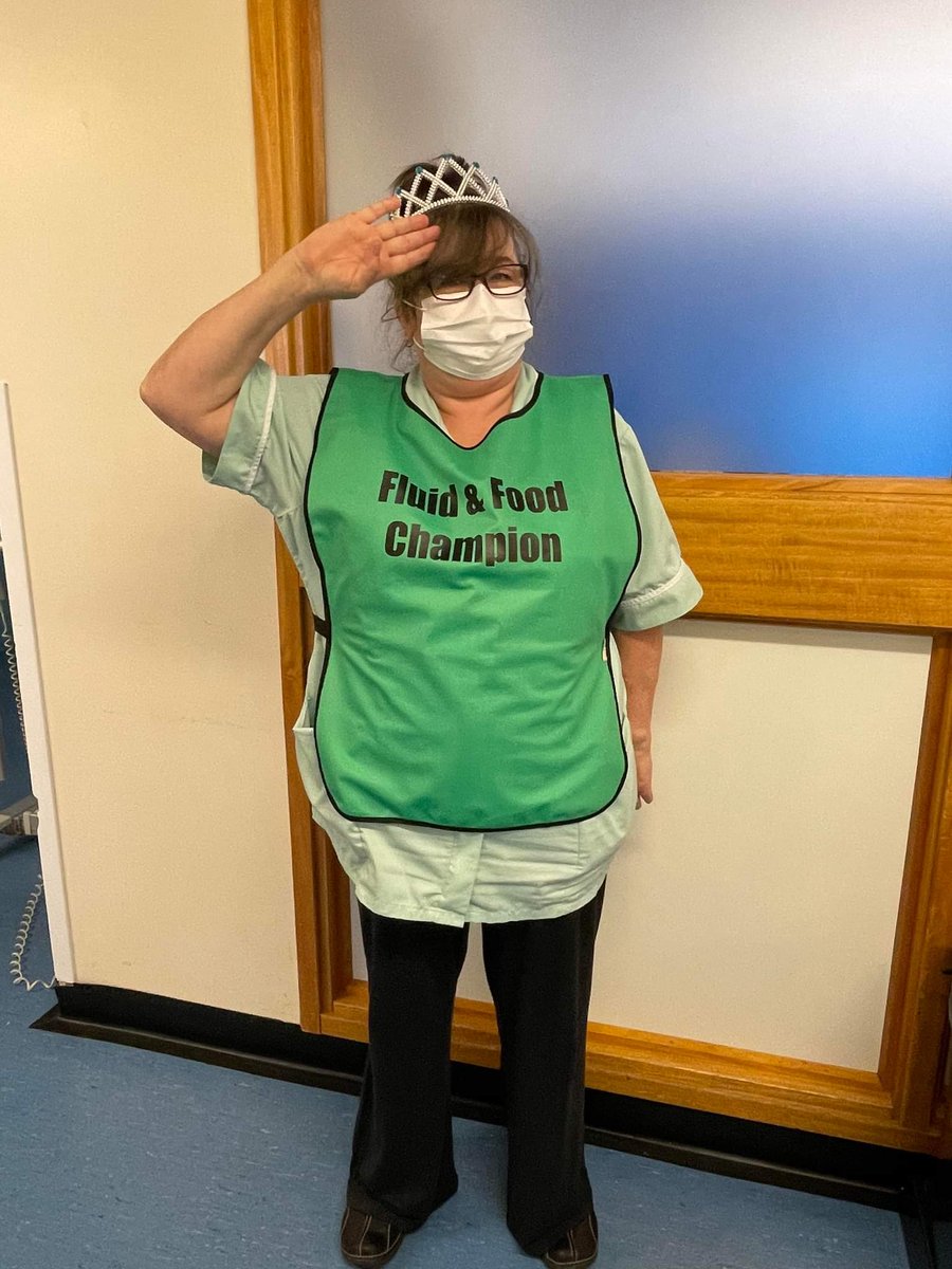 KimberleyBond83's tweet photo. HCA Pam ensuring our patients not only get the fluid and nutrition they need, but also that they can easily access it or have assistance to! #fluidandfoodchampion #merrivaleward #teammerrivale @UnitStrokeAcute @DerrifordNurses @Derriford_Hosp @Galvezjeanne03 @TanyaMadden20 https://t.co/jUhD2GbQBY