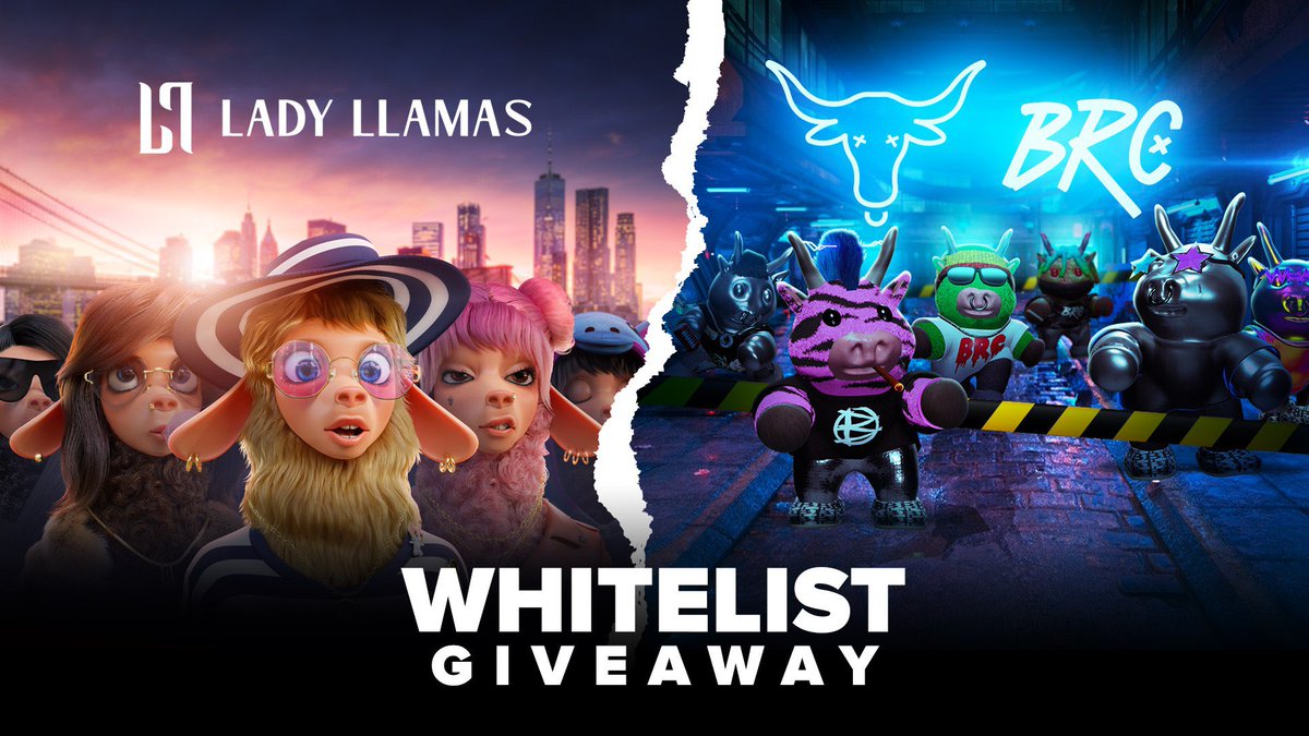 BullRunCrew's tweet image. 🐂 Bull Run Crew X Laid Back Llamas🦙 

Our friends at Laid Back Llamas have given us 20 WL spots for their upcoming #LadyLlamas mint on May 16th!

How to win:

1️⃣ Like &amp;amp; RT
2️⃣ Follow @LaidBackLlamas &amp;amp; @BullRunCrew 
3️⃣ Tag 5 Frens 

⏰ Giveaway will last for 24hrs! GL

#CRO