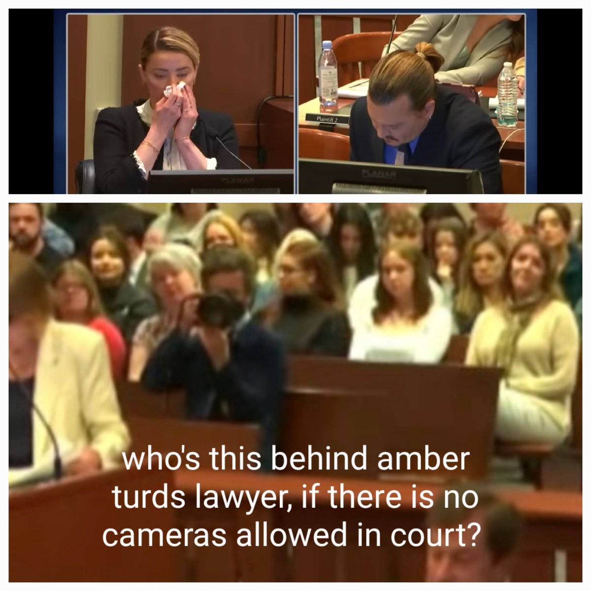 Mags1Hopkins's tweet photo. A specialist said" amber wasn't posing for a photograph in court", who's this guy then freaking santa clause ?????🤦‍♀️🤦‍♀️🤦‍♀️
#JusticeForJohnny #amberheardisapsychopath https://t.co/vTRTFSYH6h