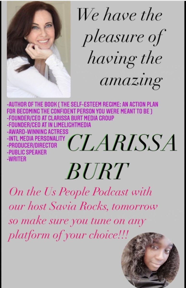 Thank you so much Clarissa, for being a strong motivation for women, standing strong and knowing that you are more than enough.-  Savia Rocks
Listen here: https://t.co/KuqZF58rkT
Buy book here:  https://t.co/8qAFtV4rqH https://t.co/HNq5rIOpoC