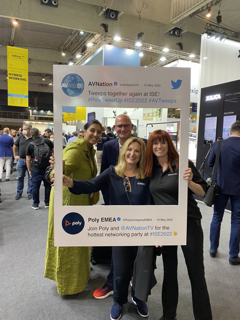 PolyCompanyNWE's tweet photo. Here are the winners of our #PolyTweetUp: 1st prize: @rfregosa, 2nd prize: @Iffsi, 3rd prize: @nancyblanchard. Congrats, come get your prizes at the reception!
#ISE2022 https://t.co/c99zgPnDEy