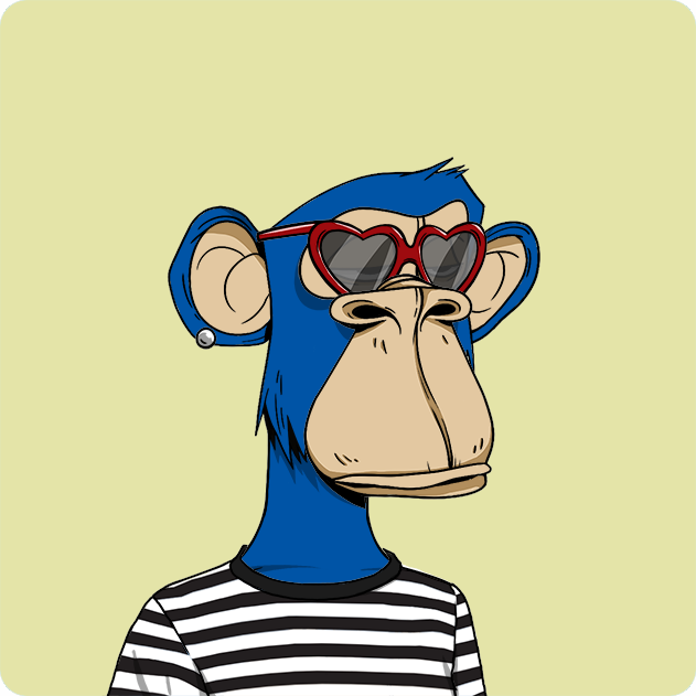satoxis's tweet photo. Added a new bored ape to my vault. A dream come true. Where are my blue fur ape brothers? #BAYC @BoredApeYC  🍌💙 https://t.co/NA8blUwlkC