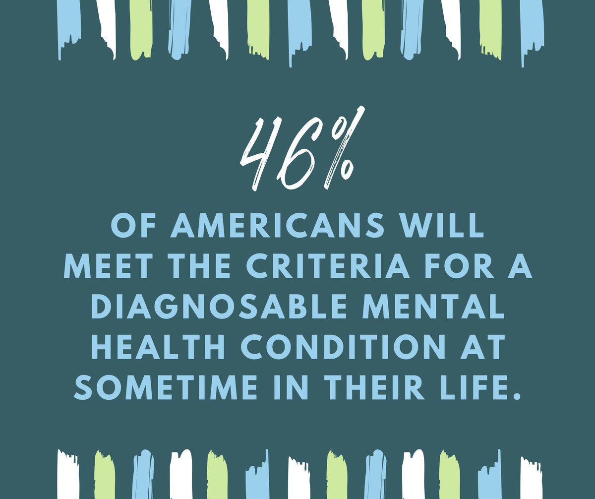 MissouriBHC's tweet photo. 46% of Americans will meet the criteria for a diagnosable mental health condition at sometime in their life.
#mentalhealth #mentalhealthmonth #mentalwellness #MBHC #mentalhealthmatters #behavioralhealth https://t.co/PMtCMJpZQf