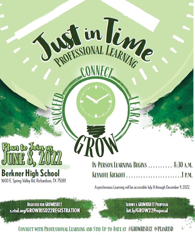 PLinRISD's tweet photo. 🚨📚🌞 #GROWRISD22 Remember to register for in person learning that will be @bhsstem on June 8th today: https://t.co/jtb0gUppv7 🚨📚🌞 Retweet to share:) https://t.co/vao3cFgGtw
