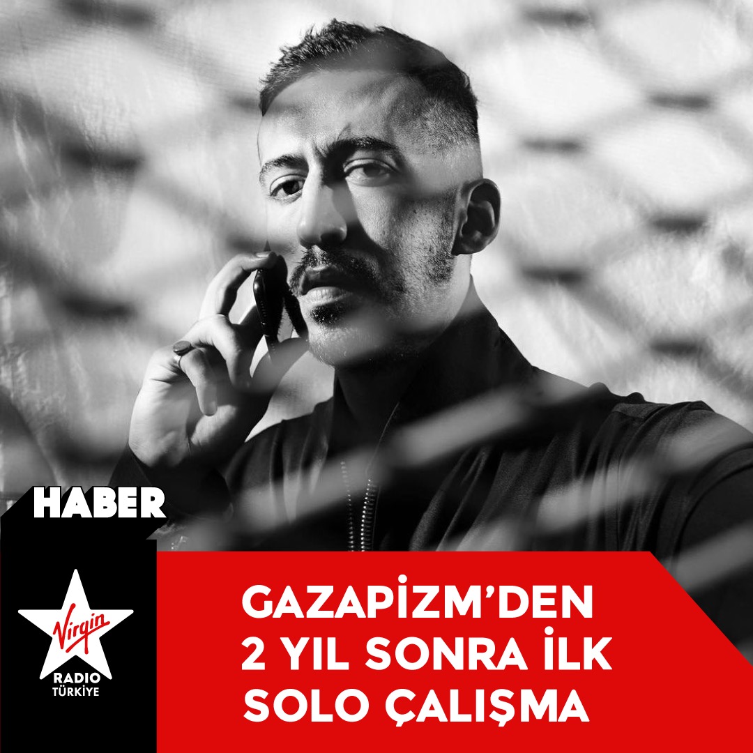 virginradiotr's tweet photo. @Gazapizm  son albümü Hiza'dan sonra ilk solo çalışmayla geliyor.

"Dünya Bu" adındaki çalışma yarın gece yayınlanacak. https://t.co/hVvOTDCImj