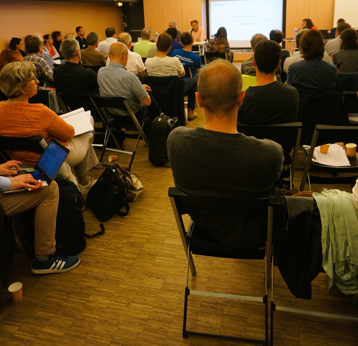 Christian Du Tertre clôture l'AG du Réseau #cocagne en commentant la nouvelle Charte: "vous jardins d'#insertion vous renversez la logique du #travail en partant des compétences des personnes pour inventer des activités et métiers de demain"