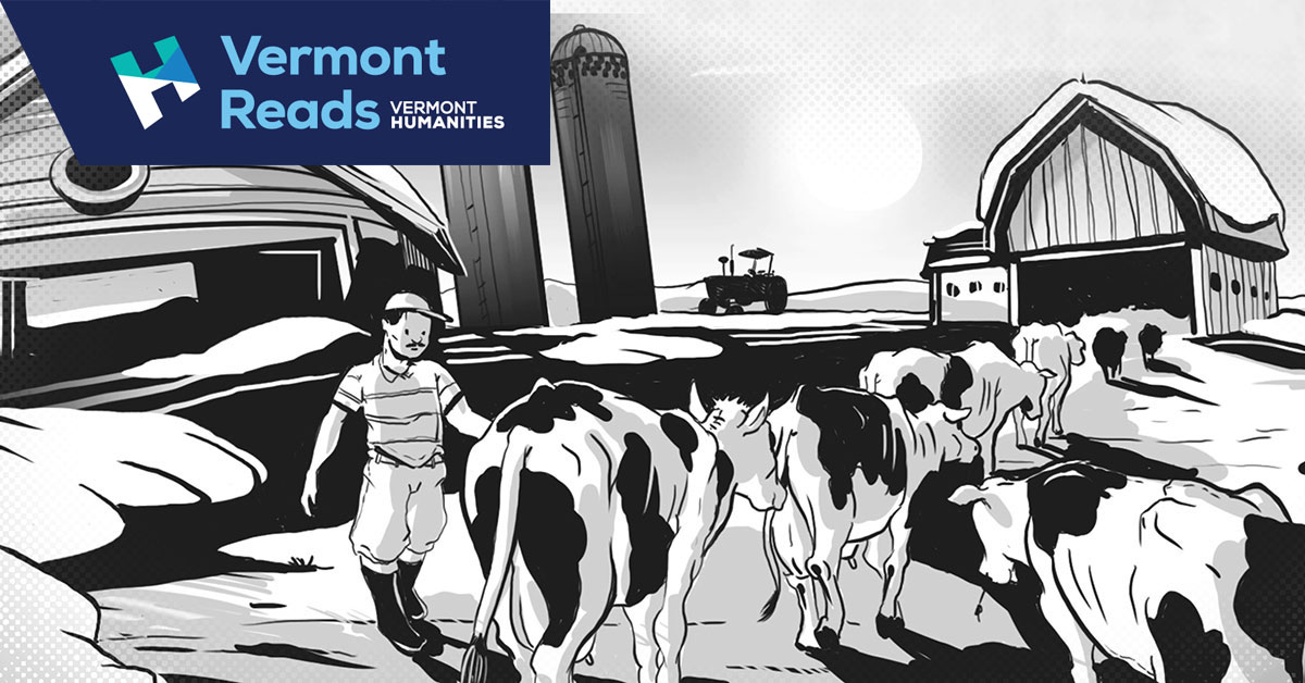 VtHumanities's tweet photo. We're thrilled to announce that our Vermont Reads 2022 book is "The Most Costly Journey (El Viaje Más Caro)," an anthology of comics that depict the oral histories of migrant workers who traveled from southern Mexico and Central America to work on Vermont farms. https://t.co/7b21Lf5QzG