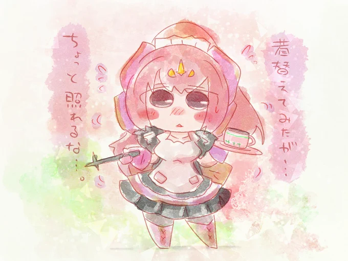 #メイドの日
フォルダの奥の方でこっそりとスカディ様がお召しになられていました 