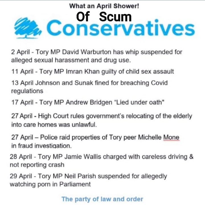 PIMC66's tweet photo. A vote or endorsement for the Tories delivers you this.
(In only one month)
#JohnsonOut103 https://t.co/by1G7wtS4i