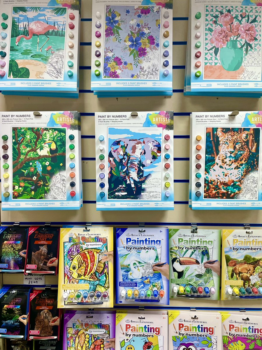 If you’re feeling creative why not try our new painting by numbers! We have packs for all ages! 🎨 

#paintingbynumbers #shoplocal #supportsmallbusiness #stationery #welovereigate #reigatemums