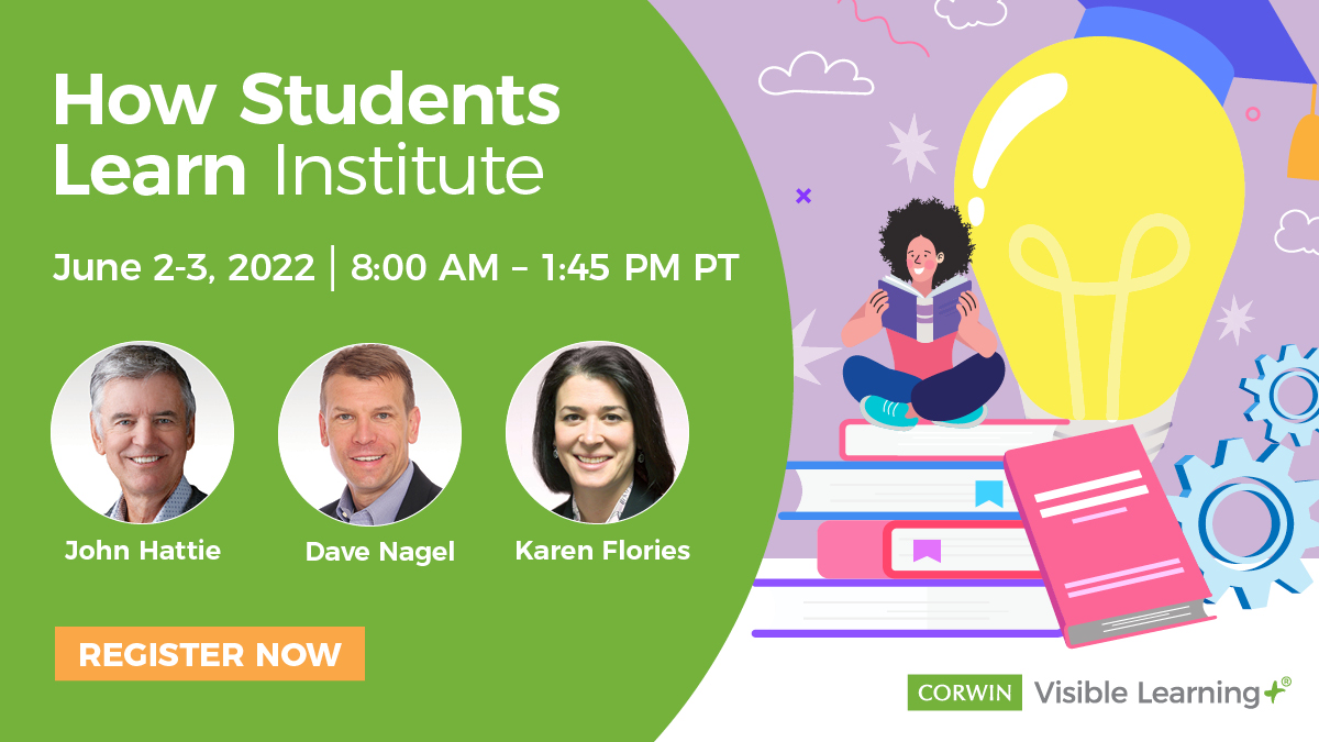 Join <a href="/john_hattie/">John Hattie</a> <a href="/karen_flories/">Karen Flories</a> and <a href="/Dave_Nagel1/">Dave Nagel</a> at the Virtual How Students Learn Institute to identify learning strategies that are useful for surface, deep, and transfer phases of learning. Don't miss your chance to attend! ow.ly/PAwl50J3q0K
