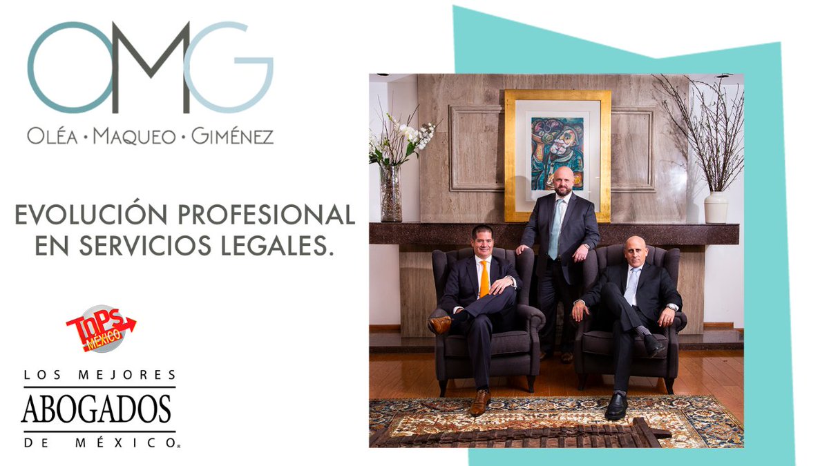 AbogadosTops's tweet photo. @OMGabogados muestra su evolución en servicios legales, especializándose en materias litigio Civil, Mercantil, Penal, Constitucional y Amparo.
¡Conócelos! https://t.co/kqwte4adYx

#TopsMéxico #LosMejoresAbogados #Profesionalismo #Justicia #RankingAbogados #Derecho https://t.co/P5R7kERe8k