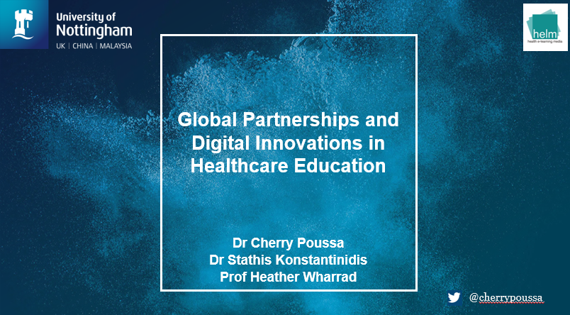 cherrypoussa's tweet photo. Looking forward to sharing @UoN_HELM work on our global partnerships and digital innovations in healthcare education at today's #TOTEMM event. Lovely to meet all the students in person and there are cakes! @TOTEMMglobal @EUErasmusPlus @staconst @HeatherWharrad @UoN_Midwifery https://t.co/esPr6Qarjg