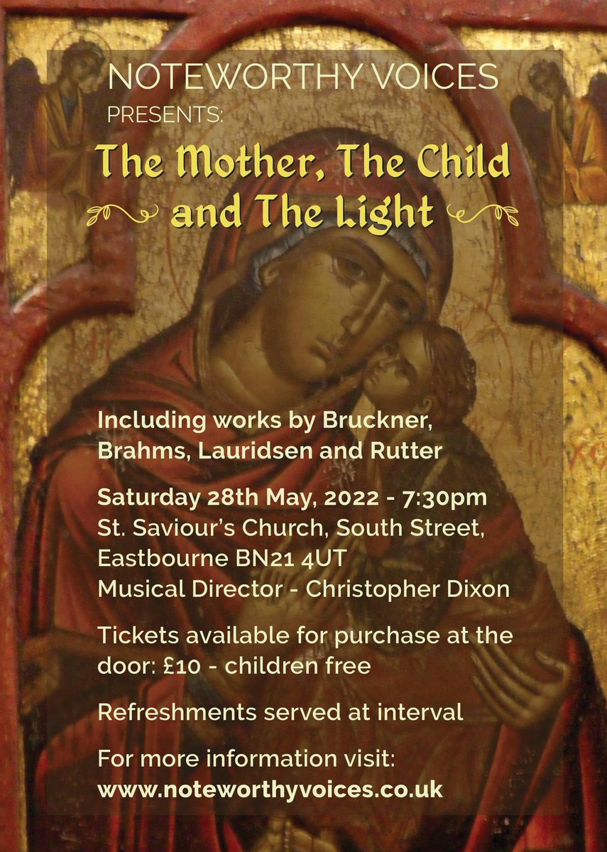 NWVChoir's tweet photo. Please come to our next concert! We’re hugely excited to be back at St Saviour’s Church and also hugely excited for Christopher Dixon to be directing us! https://t.co/pXSMj2C9zs