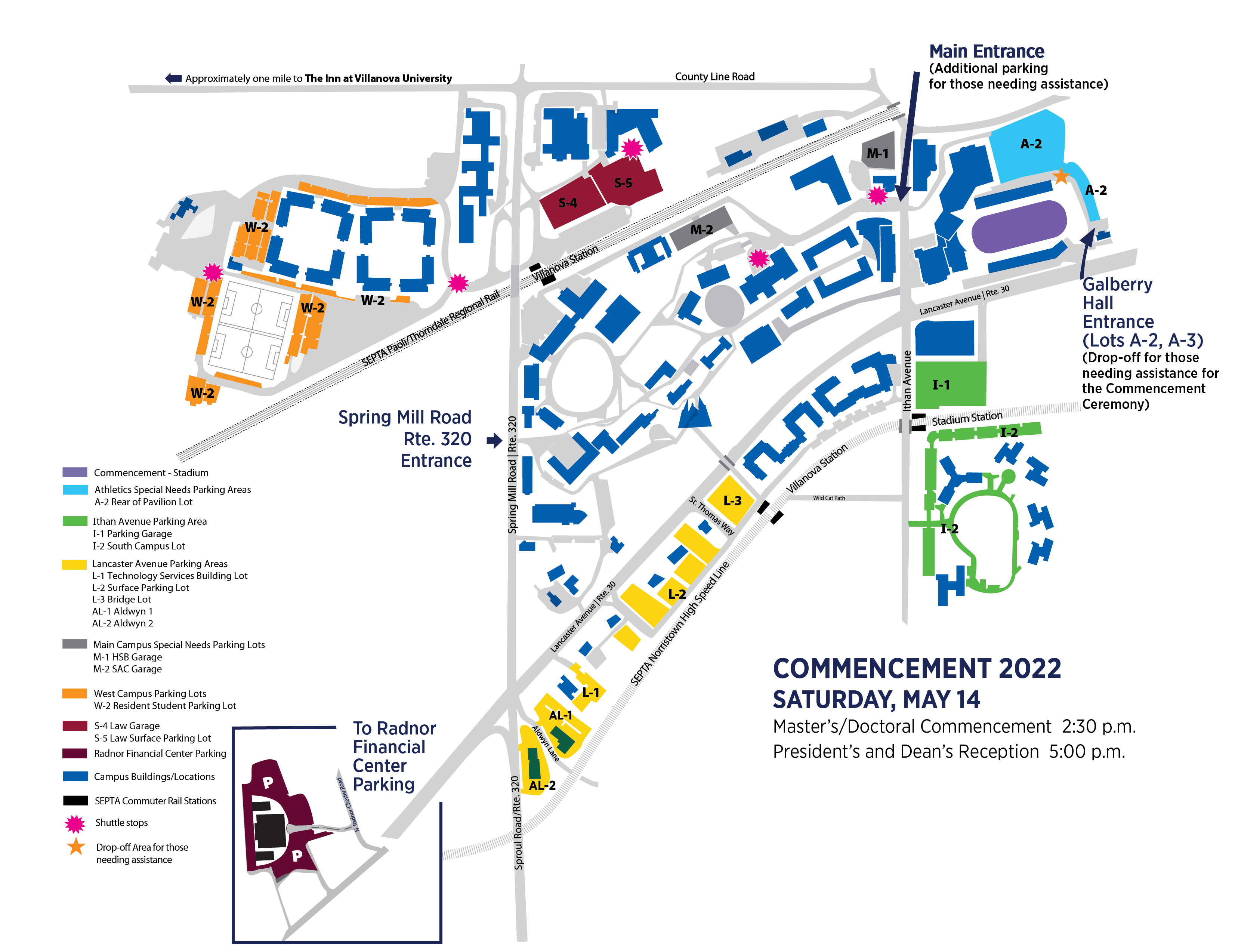 Villanova West Campus Map Villanova University Commencement (@Novagraduation) / Twitter