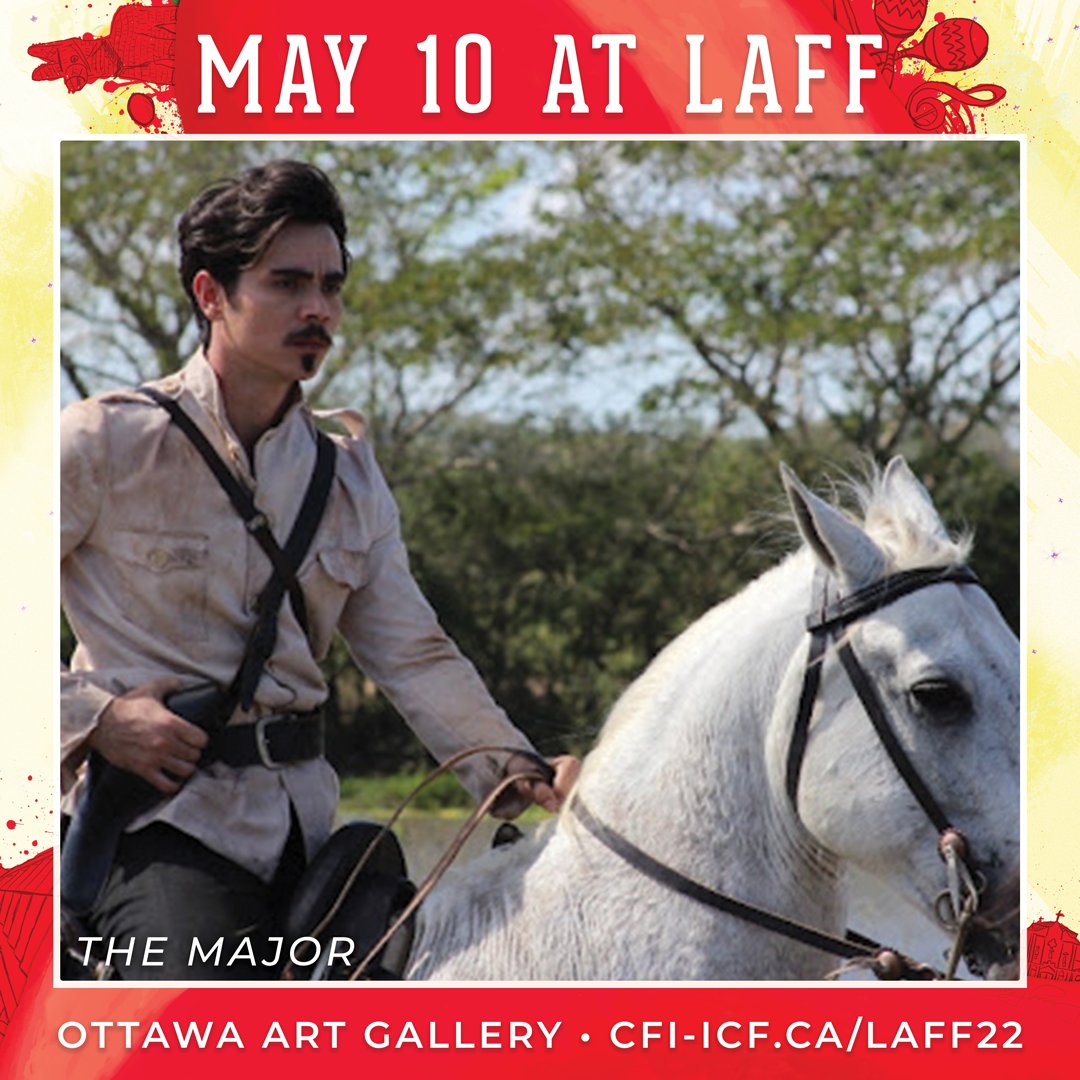 Canadian_Film's tweet photo. TODAY AT LAFF:
At 7pm, check out Cuba's historical epic 🎖️ THE MAJOR, portraying Ignacio Agramonte, who battled against Spanish colonialists for indepedence. The final film by director Rigoberto López. 
🎟️ Tickets here: https://t.co/WX7Mt2hVLP
@OttawaArtG @EmbacubaCanada #LAFF22 https://t.co/rKzbk0NBe3