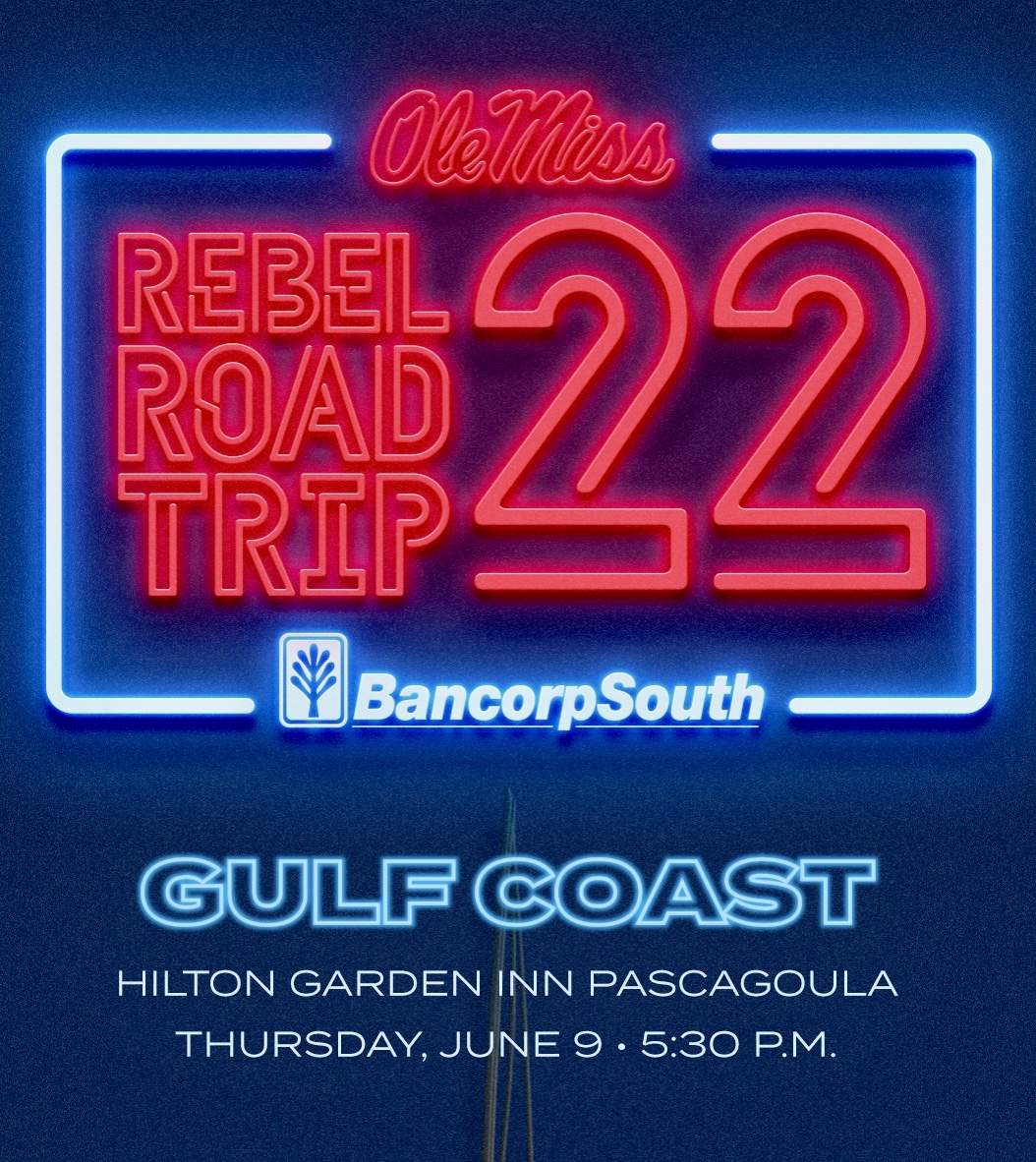 OleMissAlumni's tweet photo. π΄π΅ ππππ πΎππΌππ πππ½πππ: #RRT22 is heading to Pascagoula on June 9!
π Thursday, June 9
βοΈ 5:30 p.m.
π Hilton Garden Inn Pascagoula
π https://t.co/jcwIpa186l
#HottyToddy https://t.co/HSxbrAiqML