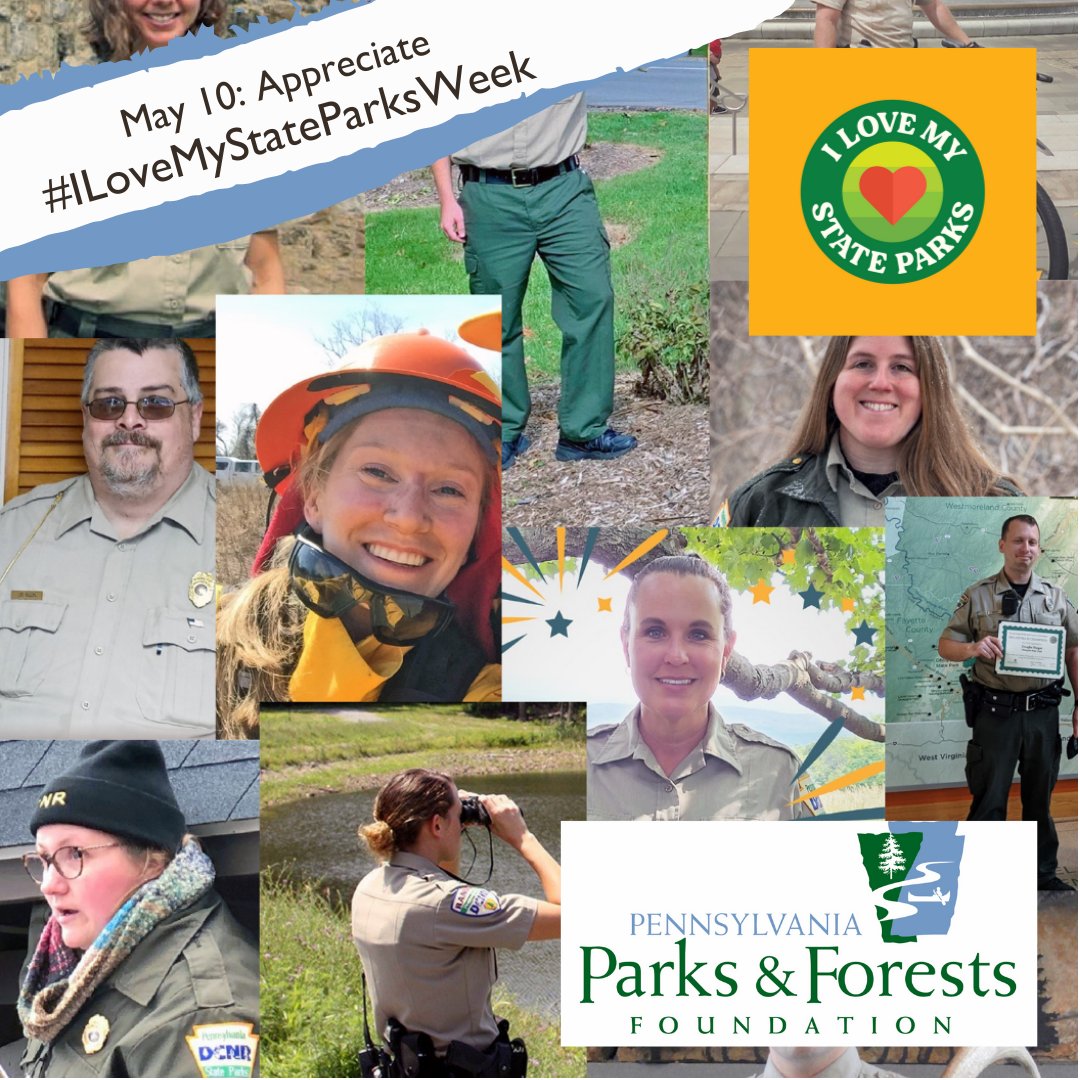 PaPFF's tweet photo. A BIG THANK YOU to @DCNRnews park and forest staff, PPFF Friends Groups, and fellow volunteers all around the state! The theme of this day of #ILoveMyStateParksWeek is appreciation and that is exactly what we feel for all of you! 🥰

#ILOVEMYSTATEPARKSVOLUNTEERS #NASPF https://t.co/ykdX1w8Re2