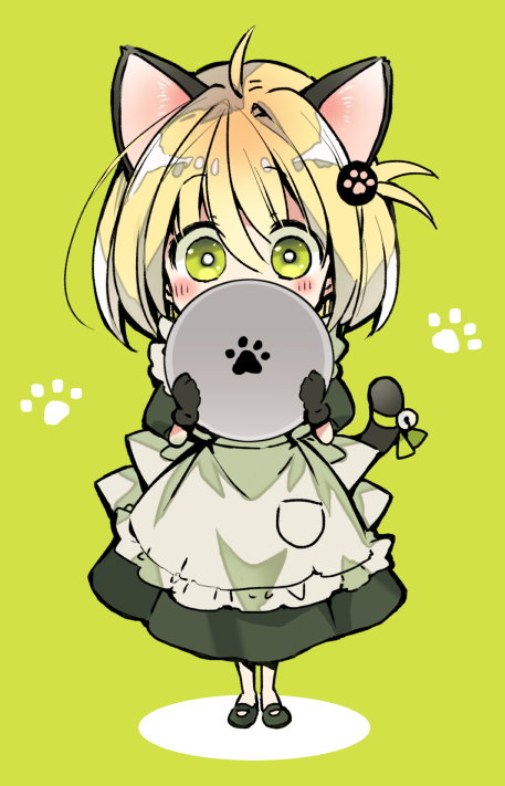 「お手伝いしますにゃ!🐱🐾

#メイドの日 」|依澄れいのイラスト