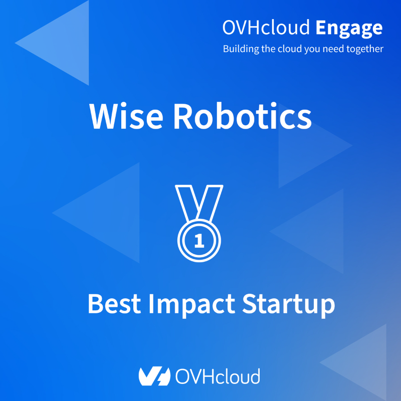 OVHcloud_IT's tweet photo. 🥇 All’#OVHcloudEngage con @ClarkeJonathan9, @OVHcloudStartup Program Leader, abbiamo avuto l’onore e il piacere di premiare due delle #startup più promettenti del nostro ecosistema Italiano.
🎉 Complimenti a #Gisky e #WiseRobotics!