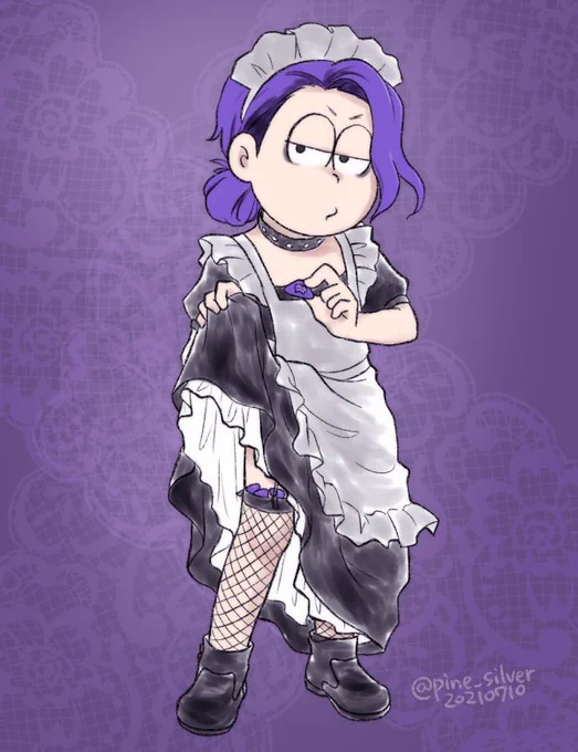 ねむくて手が動かないので過去絵貼ってメイドを讃えよう 