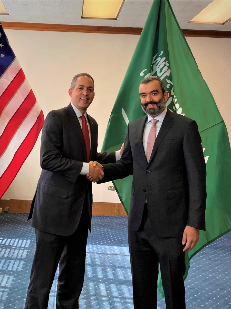 DepSec Graves' Meeting with Saudi Minister of Communications and Information Technology Al-Swaha