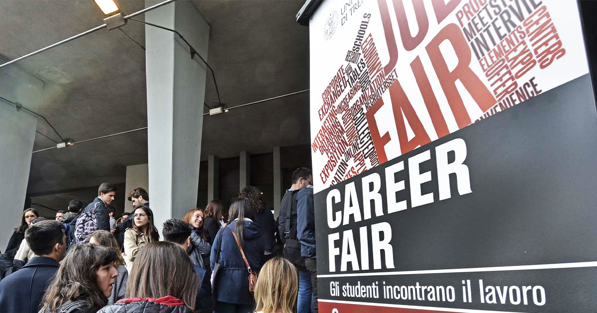 Career Fair UniTrento: torna il 18 maggio l'appuntamento con il mondo del lavoro

Le iscrizioni per partecipare alle presentazioni aziendali scadono il 16 maggio.

careerfairunitn.it
