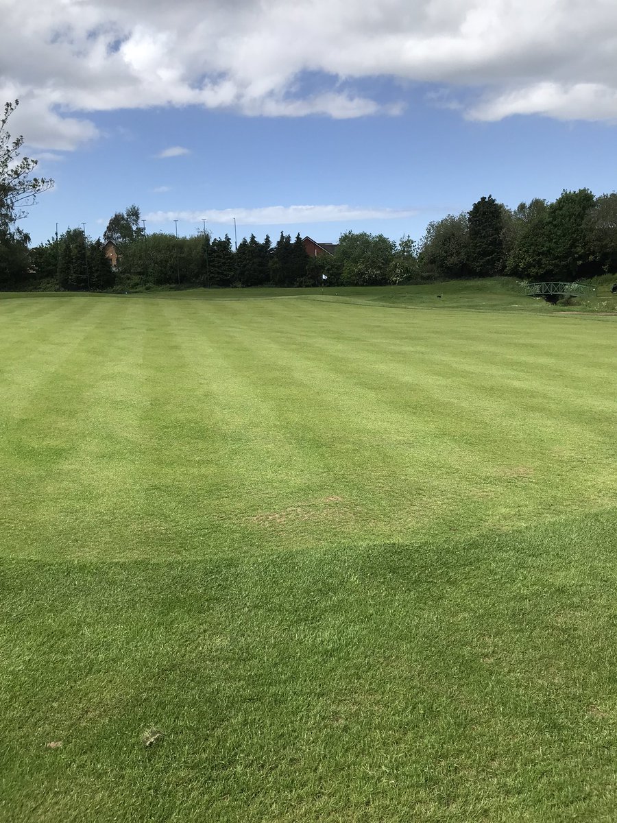 New 9th green is nearly there 👏🏻 ☀️
