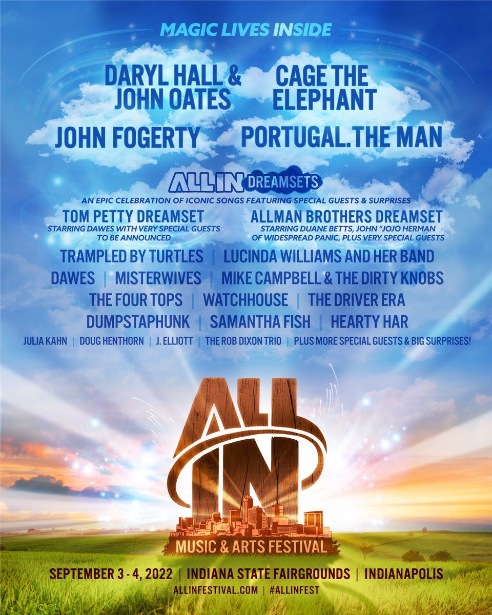 halloates's tweet image. Catch @realdarylhall and @JohnOates Labor Day Weekend at @allinindyfest - a brand new music and arts festival in Indianapolis at the Indiana State Fairgrounds! Hit the link below for more info. See you there!

linktr.ee/hallandoatesof…

#ALLINFestival