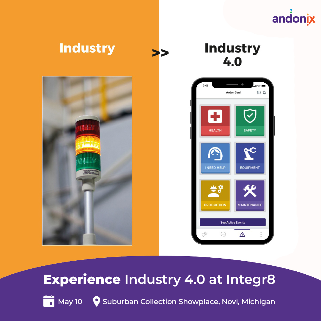 andonix40's tweet photo. Meet the Digital Andon, the modern-day engine to the lean manufacturing principle of Jidoka. Communicate effectively, do more with less, and improve productivity and efficiency! Join us for a tête-à-tête at Integr8!
@AutomationAlley #industry40 #integr8 #jidoka #digitalandon https://t.co/gXJxghb8kE