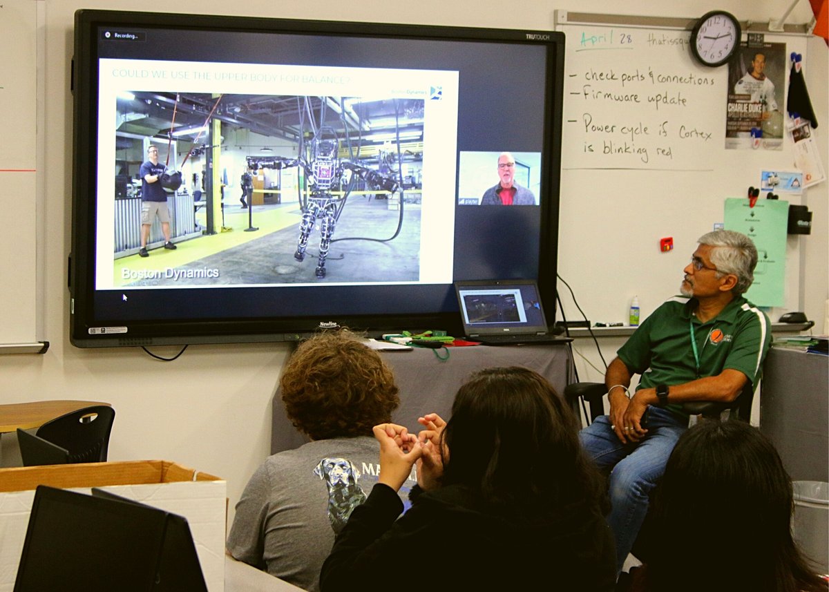Bryan ISD (@bryanisd) on Twitter photo .<a href="/SFA_bisd/">SFA Middle School</a> Odyssey students had the rewarding experience of recently speaking to a Boston Dynamics engineer about the latest robots his team is developing. The students learned there are no limits to where Science, Engineering, Technology & Math can take them!
<a href="/astrojack/">Naveen Cunha</a> .<a href="/SFA_bisd/">SFA Middle School</a> Odyssey students had the rewarding experience of recently speaking to a Boston Dynamics engineer about the latest robots his team is developing. The students learned there are no limits to where Science, Engineering, Technology & Math can take them!
<a href="/astrojack/">Naveen Cunha</a>