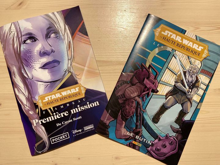 PocketImaginair's tweet photo. Il est possible d'acquérir le fascicule réalisé avec @paninicomicsfra qui était proposé durant @GenStarWars et qui contient une nouvelle de Cavan Scott. Les quelques exemplaires qui restent seront offerts pour toute commande à la librairie À la page ! 👇
https://t.co/Zq3JrLvK9d https://t.co/tCk8fuCkzP