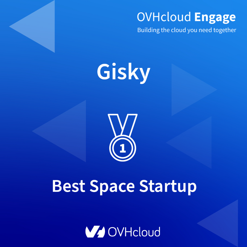 OVHcloud_IT's tweet photo. 🥇 All’#OVHcloudEngage con @ClarkeJonathan9, @OVHcloudStartup Program Leader, abbiamo avuto l’onore e il piacere di premiare due delle #startup più promettenti del nostro ecosistema Italiano.
🎉 Complimenti a #Gisky e #WiseRobotics!
