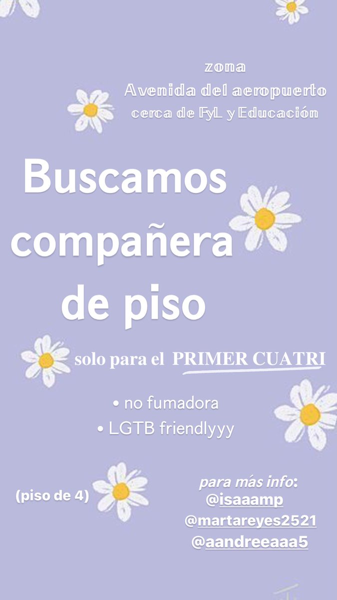 Buscamos compañera de piso en Córdoba ✨