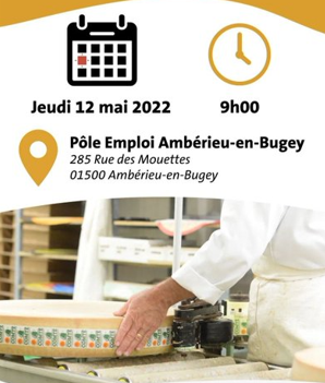 RenaudCharlesFT's tweet photo. [#TousMobilisés] pour la semaine de l'#alternance 
L'agence @poleemploi_ara #Ambérieu accueille jeudi 12 mai #IFRIA le #CFA au service de l'#agroalimentaire 
Une opportunité de se renseigner sur les #métiers, #formation et les offres d'#emploi en cours
#AvecPôleEmploi #Ain https://t.co/vXdxPE2Bjg