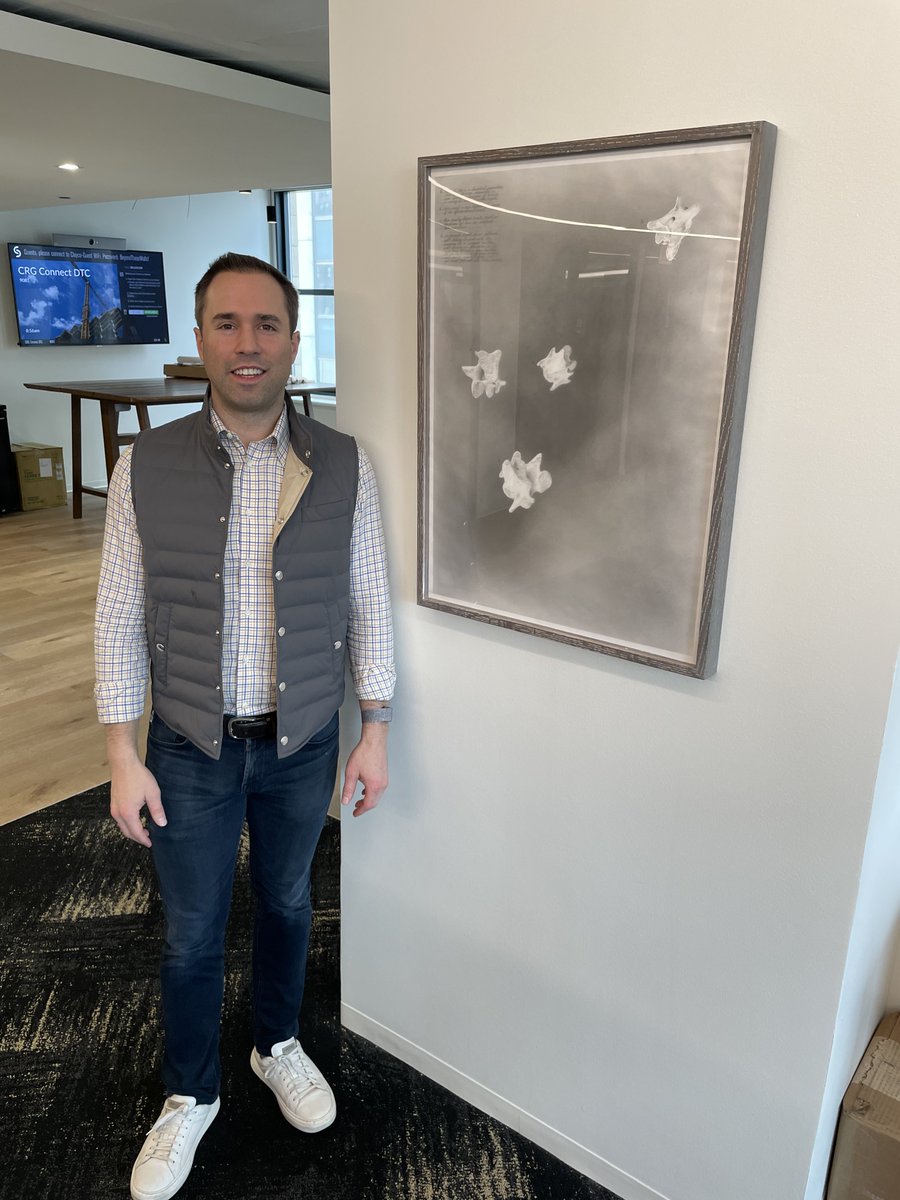 ShawnHarold's tweet photo. #Art is about sharing and reflecting on our experiences as people. A series of works that does this particularly well is #NateYoung’s Transcendence of Time. I have 3 of these pieces at the CRG office - Causal Loop, Theoretical Proposition of Time, & The grandfather paradox. https://t.co/4BHnk4WeVw