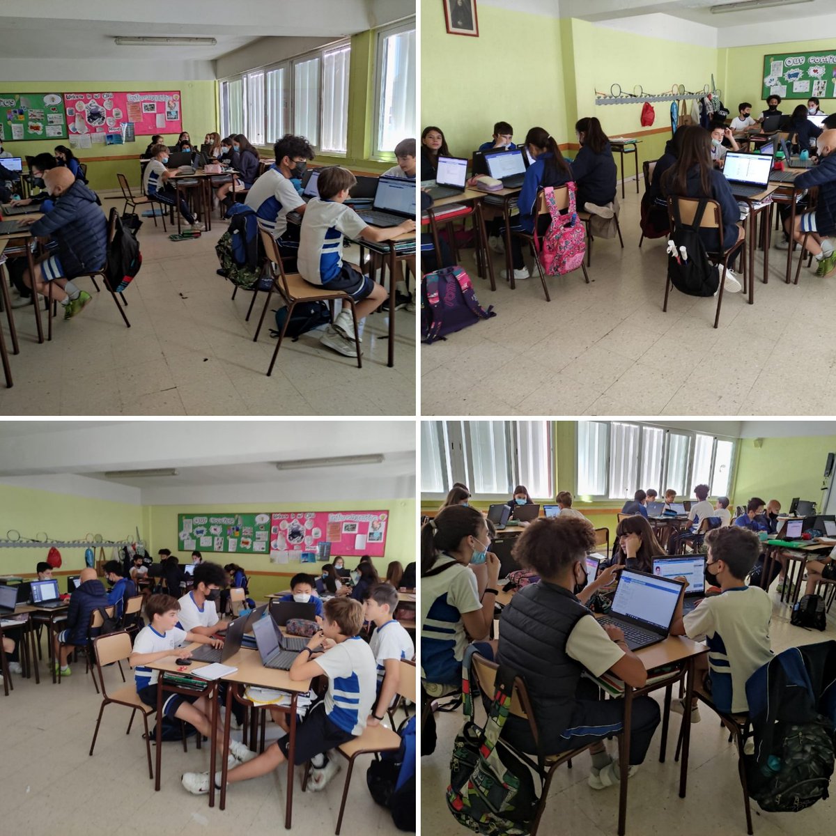 ColegioCabrini's tweet photo. 1ESO students are working the different ecosystems in cooperative groups #AprendiendoDiferente #EnDigital #SomosCabrini https://t.co/AOklTlyAAR