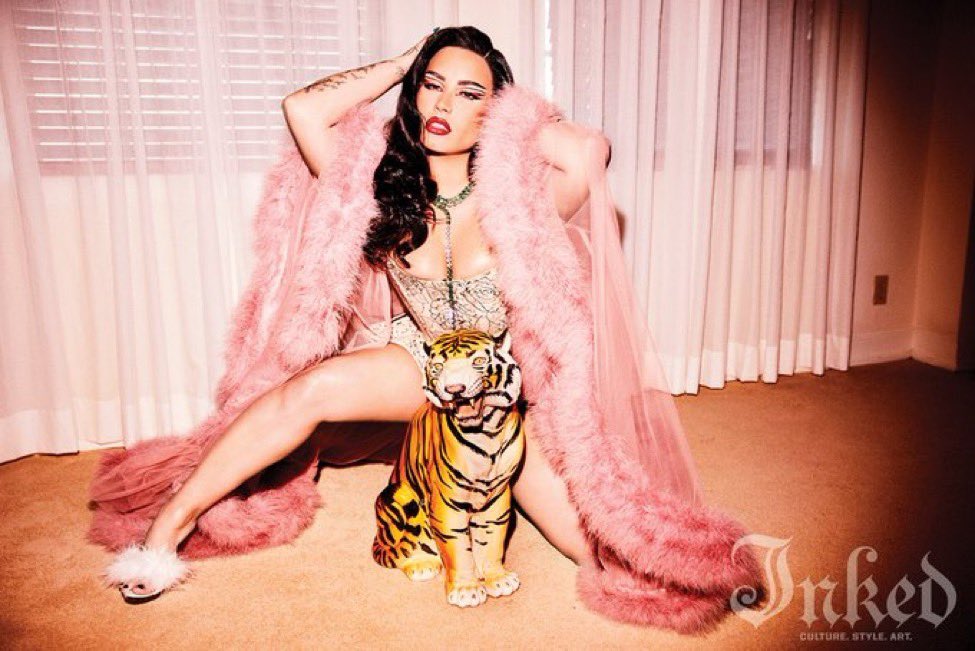 Demi Lovato fue la portada de Inked Magazine y nos dejó así 🥵🥵🥵